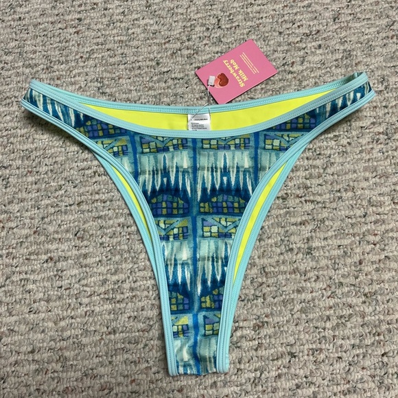 Strawberry Milk Mob, “Blues clues” bikini bottoms. Reversible. XL. Bottoms only - Picture 2 of 8
